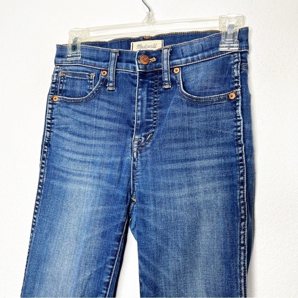 Madewell 10" High-Rise Skinny Jeans in Danny Wash TENCEL Denim Edition - Picture 6 of 15